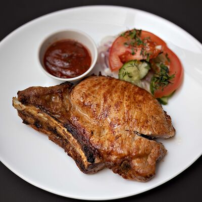 Шашлык из свиной корейки в Rancho по новому по цене 615 ₽