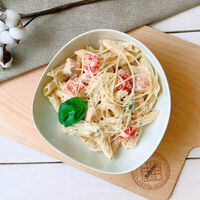 Паста с лососем в ГлавПирог