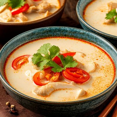 Суп Том кха в Gastrobar Лучшая еда с доставкой по городу по цене 550 ₽