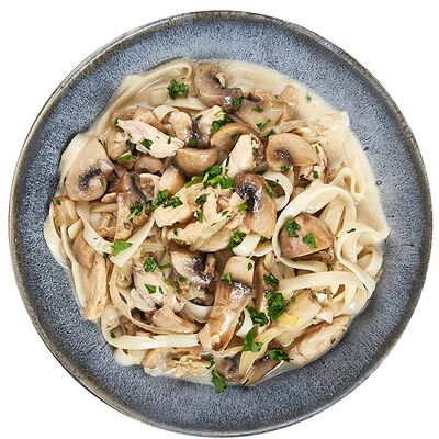 Вок с курицей, грибами и сливочным соусом в Kannam Chicken по цене 345