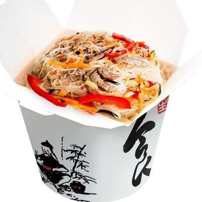 Фунчоза с креветками и терияки соусом в Nami Sushi-Bar по цене 519 ₽