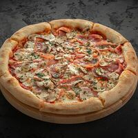 Пицца ветчина с грибами в Вода & Еда