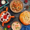 Логотип кафе Рыба на суше