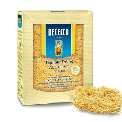 Паста De Cecco №106 Тальолини с добавлением яйца в Ченто Пицца по цене 900 ₽