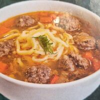 Домашняя лапша с фрикадельками в Чайхона на Бауманской