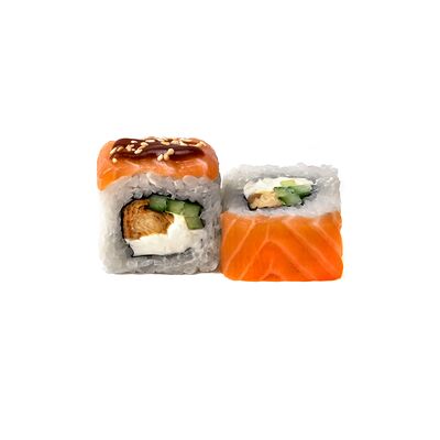 Ролл Филадельфия с угрем в Оригами по цене 419 ₽