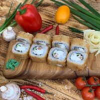 Ролл жареный Краб-лосось в Ихтус