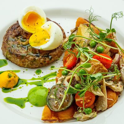 Сет с бифштексом в Белая черешня по цене 790 ₽