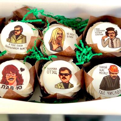 Капкейки Внутри Лапенко в Tort4u по цене 2340 ₽