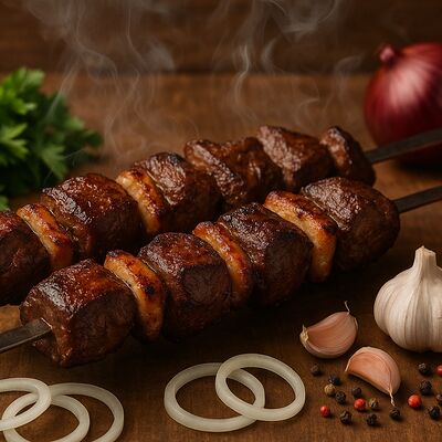 Говяжья печень с салом в Кухня Кавказа по цене 700 ₽