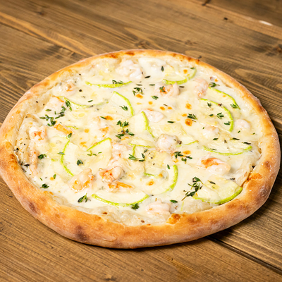 Пицца Креветки и цукини в In Tasty по цене 780 ₽