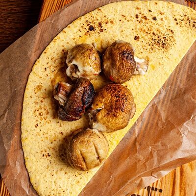 Шампиньоны на углях в Ребра по цене 300 ₽