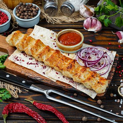 Комбо Люля-кебаб из курицы в лаваше в Love lavash по цене 500