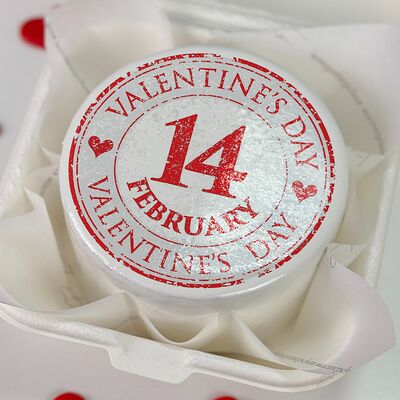 Бенто-торт Штамп Валентина в Tort4u по цене 1590 ₽