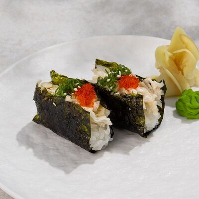 Острый суши с крабом (2 шт.) в Delicates Club по цене 1255 ₽