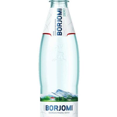 Вода Borjomi газированнаяв Мясо на мангале по цене 170 ₽