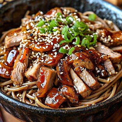 Лапша Соба со свининой в РАКИДОНА по цене 410 ₽