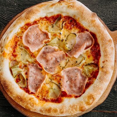 Пицца Каприччио Премиум в Перчини на огне по цене 340