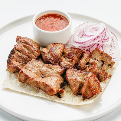 Шашлык из свиной шеи в Причал по цене 620 ₽