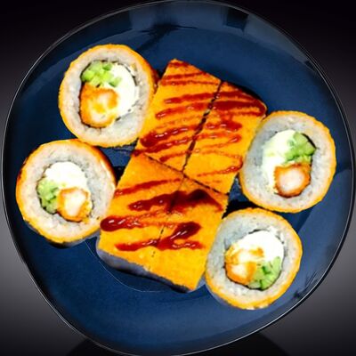 Ролл в темпуре эби в Вкусно Песец по цене 699 ₽