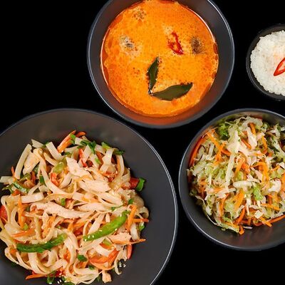 Бизнес-ланч 2 в Kannam Chicken по цене 600 ₽