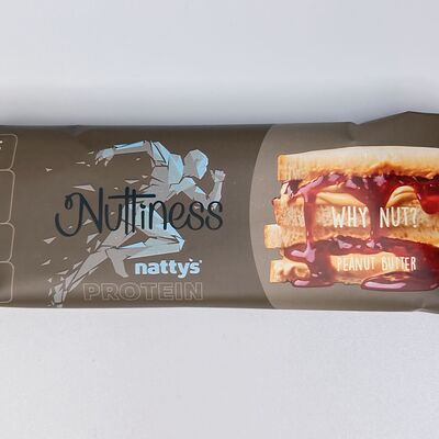 Шоколадный батончик Natty’s Nattys & Go Peanut с арахисовой пастой в молочном шоколаде в New Wave Coffee по цене 199 ₽