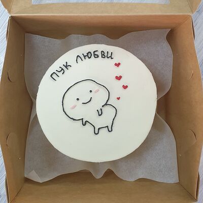 Бенто-торт Пук любви в Джем по цене 2550 ₽