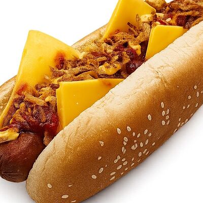 Хот-дог сырный в Суши Всем по цене 315 ₽