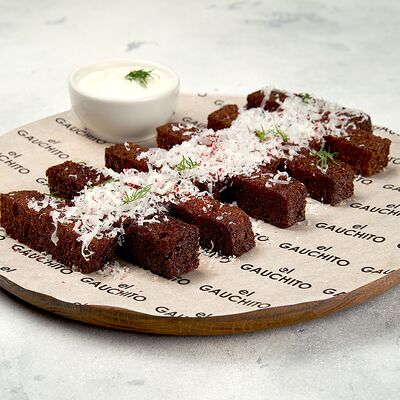 Солодовые гренки с пармезаном в Cutlet by El Gauchito по цене 460 ₽