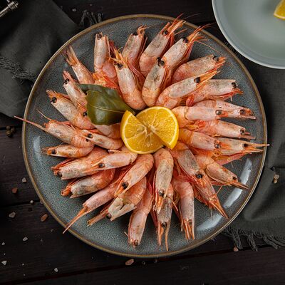 Креветки отварные в Огонекшашлыки на углях по цене 550 ₽