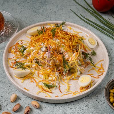 Салат Гнездо глухаря в КАФЕ ВЕСНА по цене 650 ₽