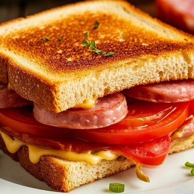 Горячий бутерброд в Кафе SINBAD по цене 322 ₽