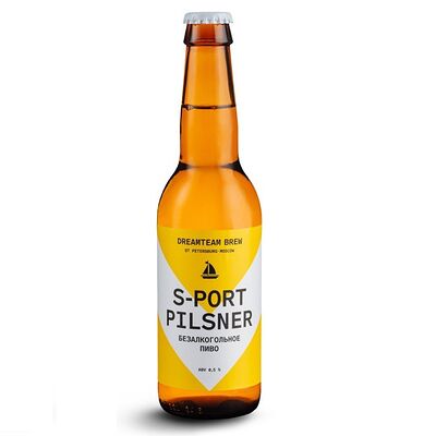 Пиво С-порт Пилснер безалкогольное 0,33 в Марчеллис по цене 250 ₽