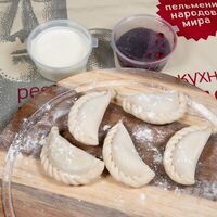 Замороженные вареники с картофелем и грибами в Пельмения