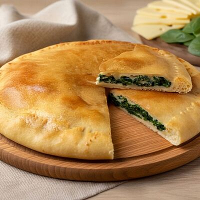 Осетинский пирог с сыром и шпинатом в Пироги из печи по цене 740 ₽