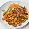 Wok Соба с Ягненком и детокс-напиток Ягодный заряд в VIP Ролл и пицца по цене 973