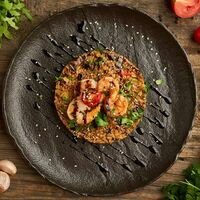 Рис Тяхан с креветкой в Luna lounge