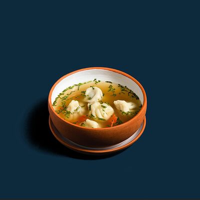 Суп с мини-хинкали в Дареджани по цене 2800 ₸