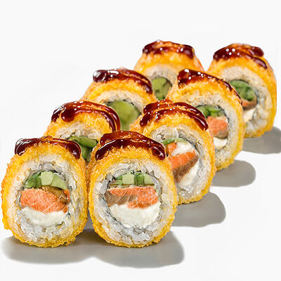 Теплый с лососем гриль в Вкус и лосось по цене 810 ₽