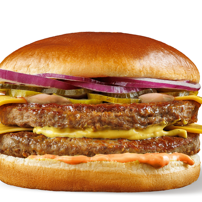 Двойной гранд бургер в Три соуса по цене 529 ₽