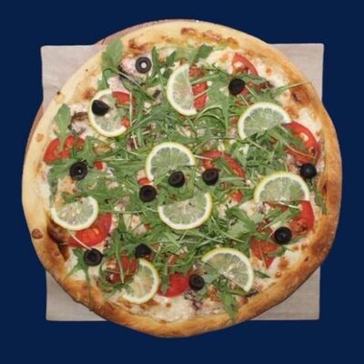 Пицца Дары Моря в Коралл ролл по цене 830 ₽