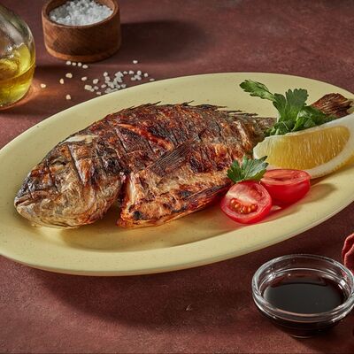 Дорадо на углях в #наУГЛЯХ по цене 950 ₽