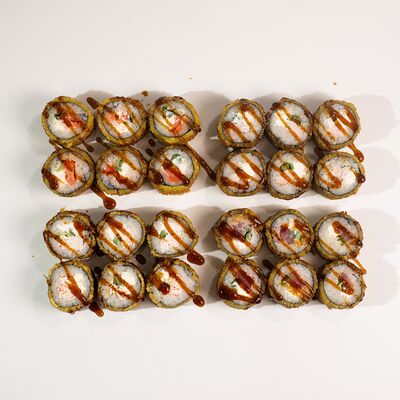 Сет №11 Малый жареный 4 на 4 (24 шт) в ЁБИСАН по цене 3299 ₽