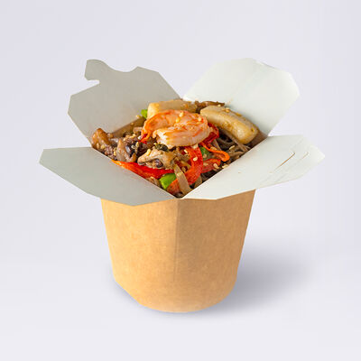 Соба с морепродуктами в Дом роллов по цене 345 ₽