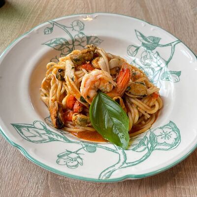 Паста с морепродуктами в Pasta Verde по цене 1170 ₽