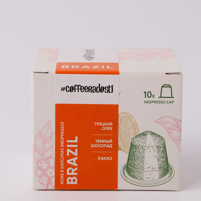 Кофе в капсулах espresso Brazil в PRIMETIME по цене 540 ₽