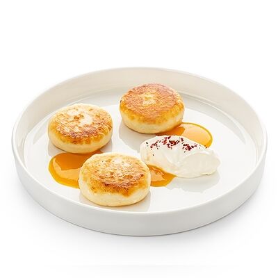 Сырники с соусом на выбор и сметаной в Академия Кофе по цене 420 ₽