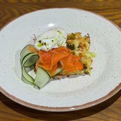 Венский драник с лососем в Хосперкафе бульвар по цене 550 ₽