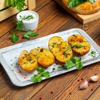 Картофель на углях в Аджикинежаль