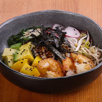 Поке с морепродуктом в Панчо фактори по цене 700 ₽